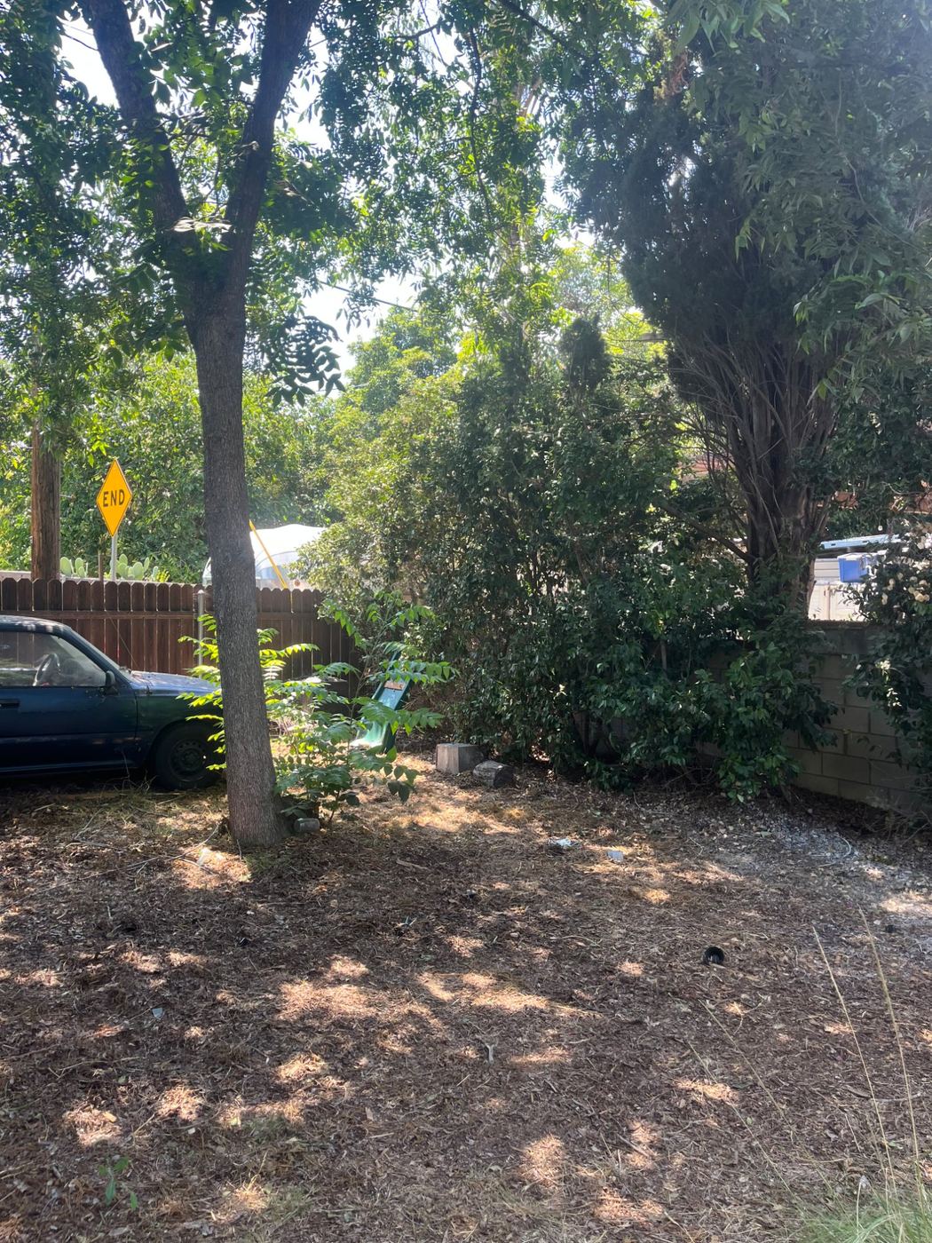 Side yard haul-off job cleared by Blackstone Junk Removal